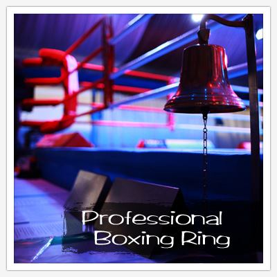 Professional boxing ring
